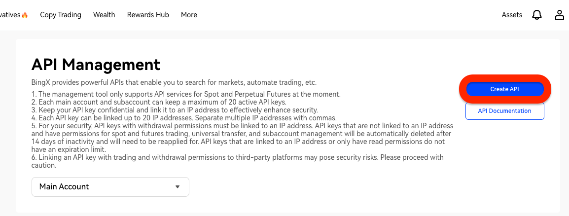 BingX API Step 3