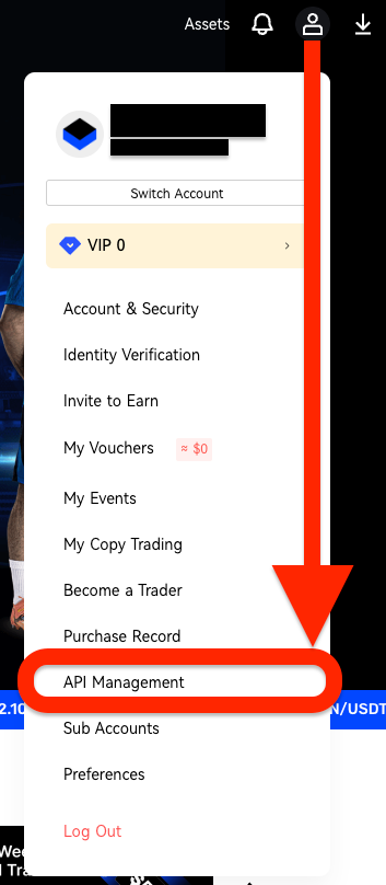 BingX API Step 2