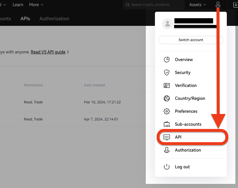 OKX API Step 2
